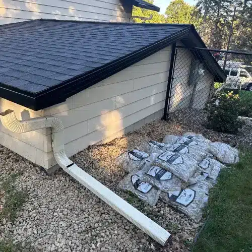 Roof drip edge, gutter, and asphalt shingles example by Wright at Home Roofing & Exteriors in Minnesota