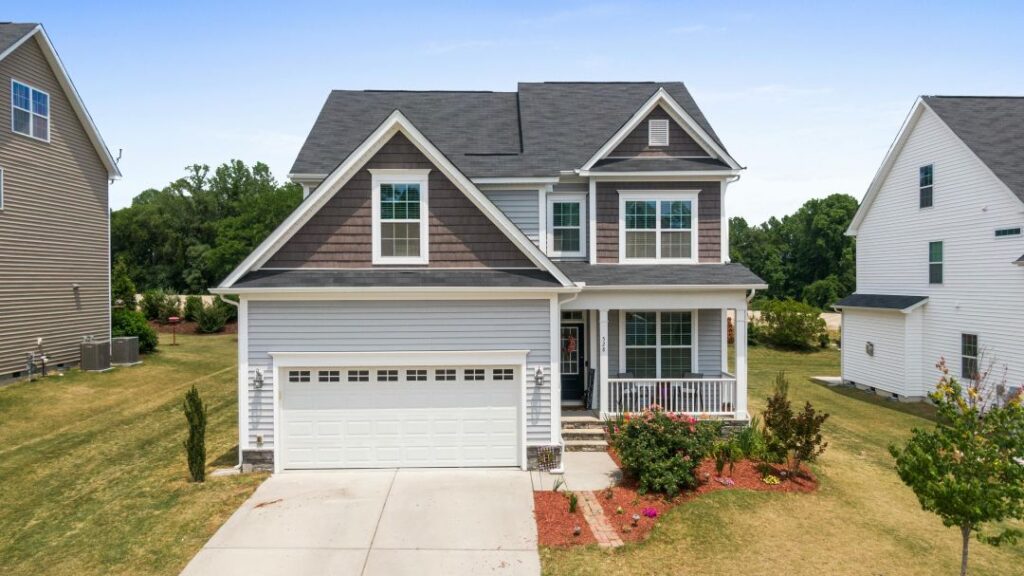 a suburban home in Minnesota that may have a leaking roof