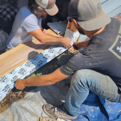 Wright at Home Roofing & Exteriors window contractors in the process of marvin windows installation in Minneapolis, MN