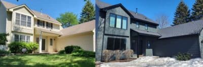 Before and After Hardie Installation Header Image