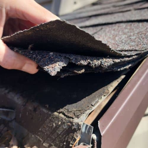 Storm damage roof inspection and assessment by Wright at Home Roofing & Exteriors