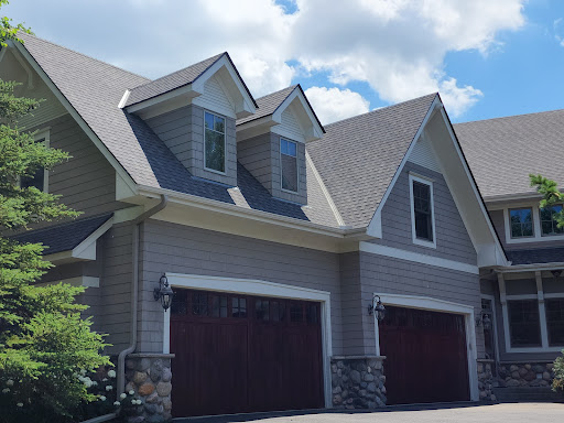 Completed roof replacement Maple Grove by Wright at Home Roofing & Exteriors