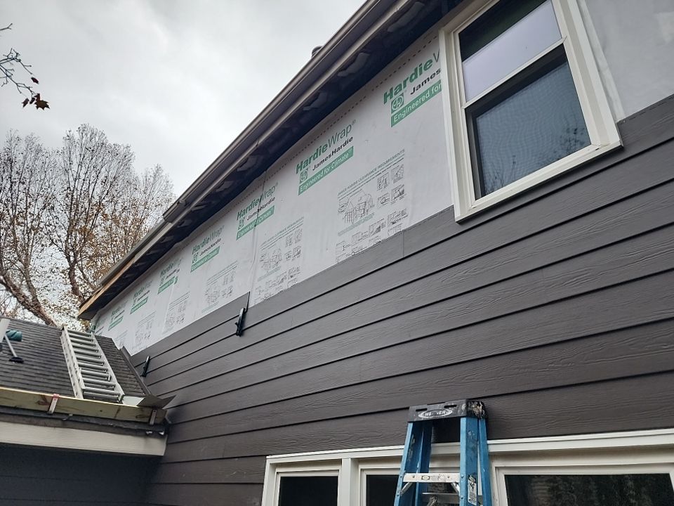 New Siding Installation Work