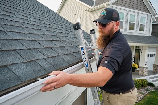 Roof Inspection in Progress