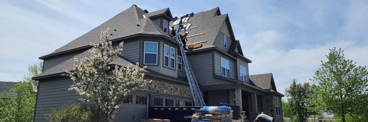 Completed new roof in Minneapolis highlighting transparent pricing by Wright at Home Roofing & Exteriors