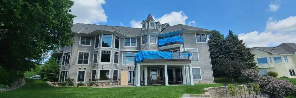 Eden Prairie Roof Replacement on Luxury Home by Wright at Home Roofing & Exteriors in MN
