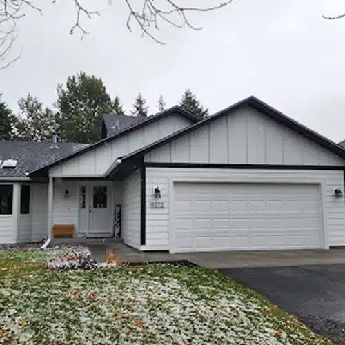 Newly renovated Fridley home featuring durable roofing and siding by Wright at Home Roofing & Exteriors