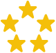 5 star logo for Wright At Home Roofing & Exteriors